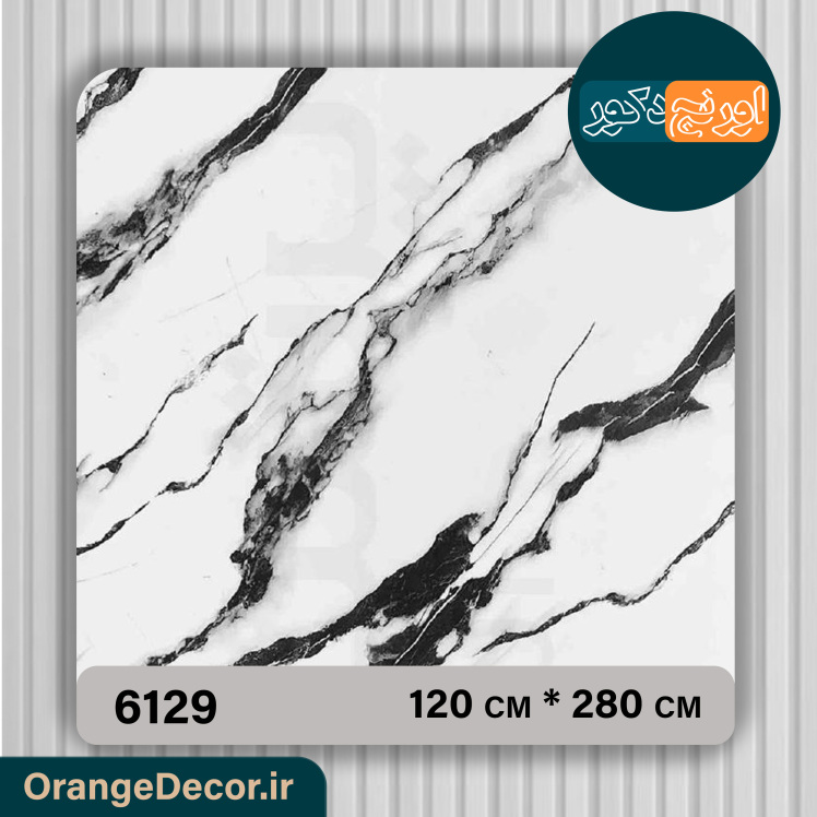 دیوارپوش ماربل شیت رنگ سفید