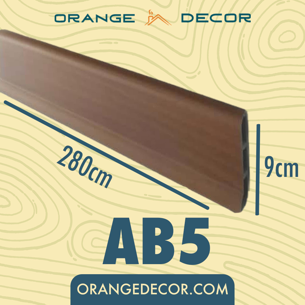  قرنیز داکتی مدرن طرح چوب جنس PVC کد AB5 
