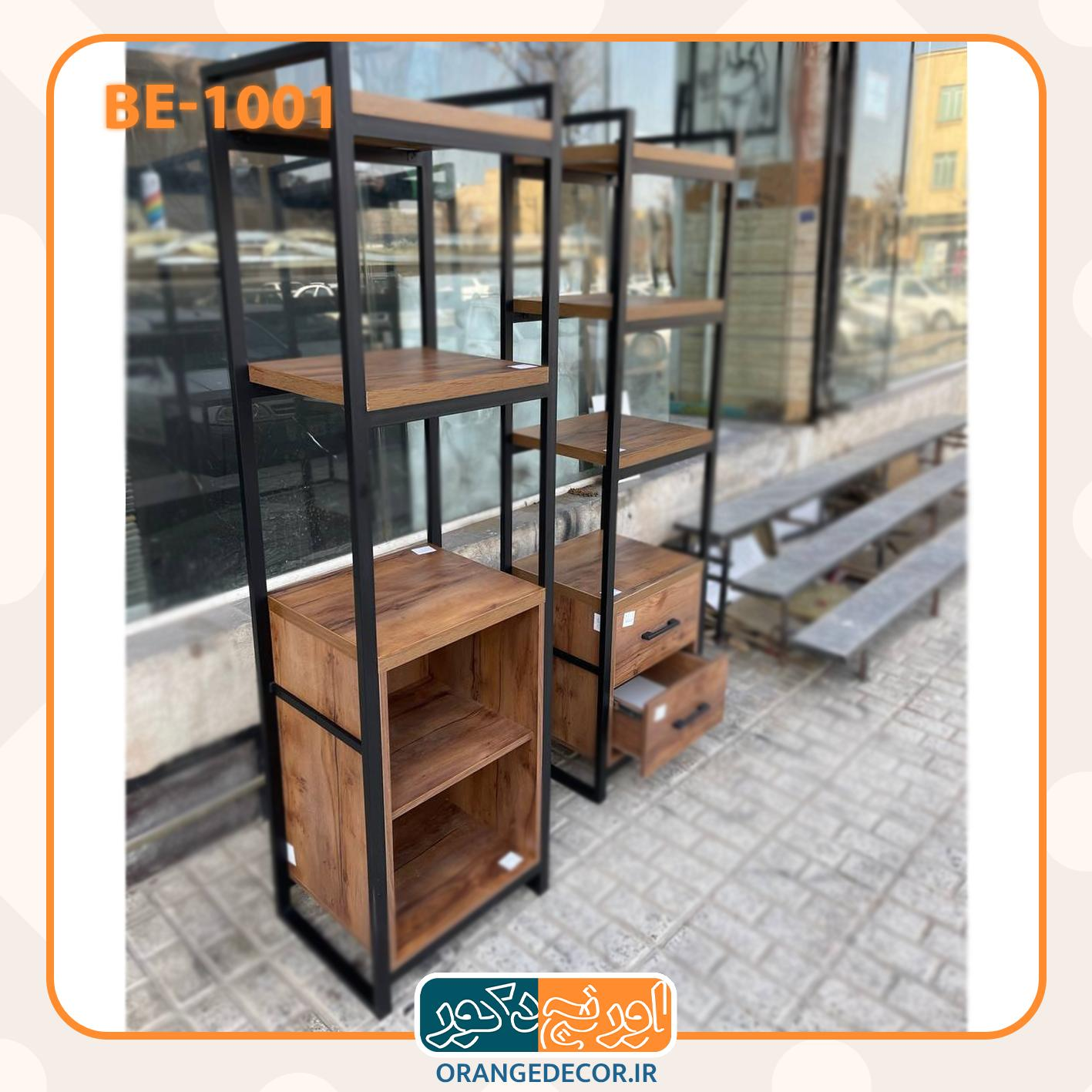  کمد با شلف دو متری به همراه کشو در پایین و در بالا کتابحانه 