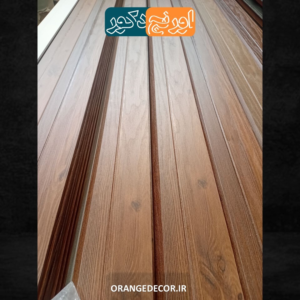  قرنیز MDF طرح چوب 