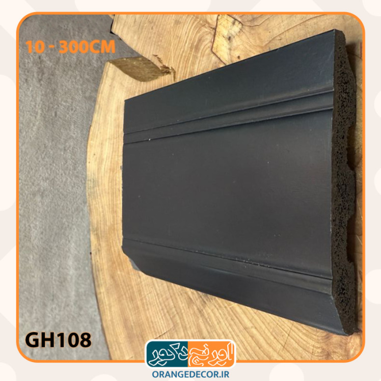قرنیز پی وی سی طرح چوب
