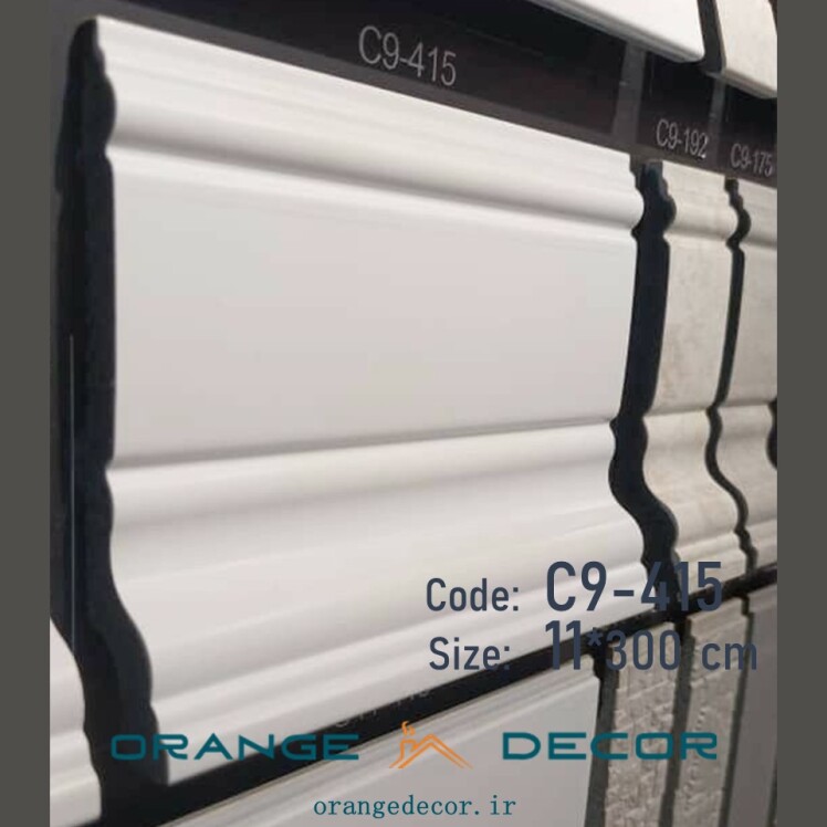 قرنیز سفید pvc