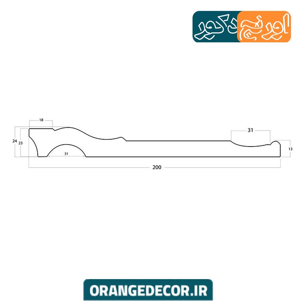  قرنیز مدرن طلایی 