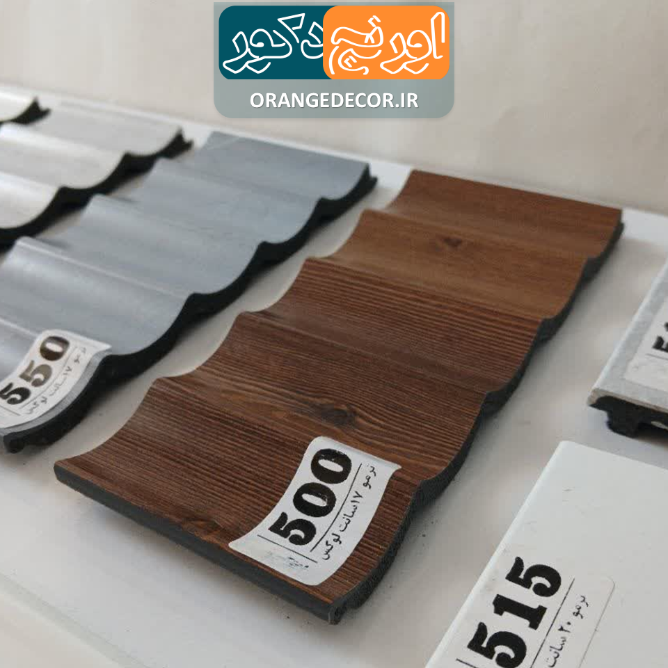  ترمووال طرح چوب پشت تلویزیون 