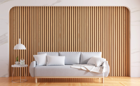 ترمووال چوبی پشت تخت